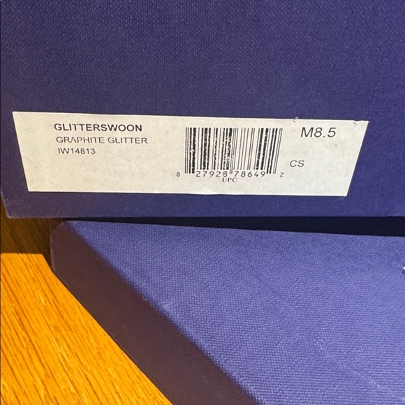 Stuart Weitzman Glitterswoon Graphite Glitter Heels – Size 8.5 M - Picture 7 of 8
